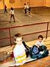 Our volleyball group, and twins are with us from now on.